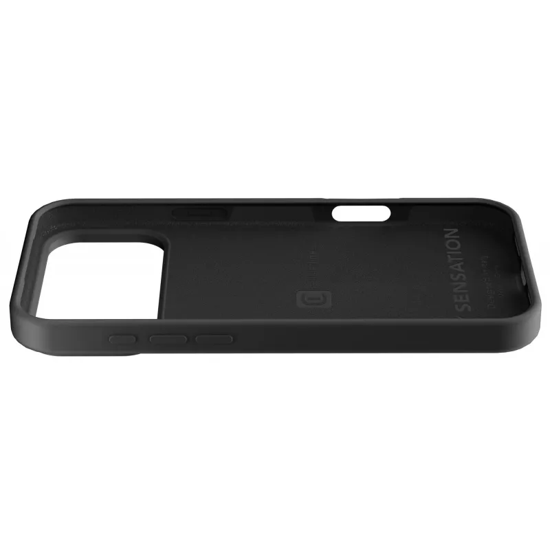 Cellularline Sensation - iPhone 17 Pro Max Capa de silicone ultraleve com superfície soft-touch, perfeita para proteger cada detalhe do seu iPhone 17 Pro Max com elegância e conforto.