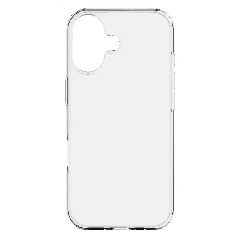 Cellularline Clear Protect – iPhone 17 Capa rígida com bordas de borracha