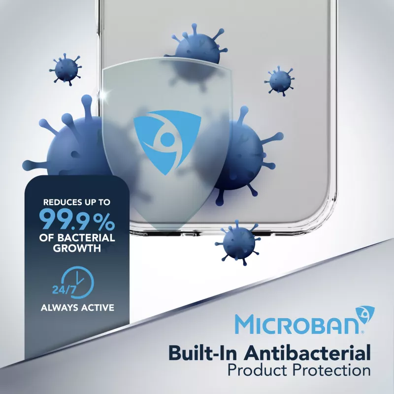 Cellularline Clear Protect - iPhone 17 Pro Capa rígida com bordas de borracha