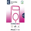 Cellularline Iconic Mag - iPhone Air Capa transparente com bordas coloridas, compatível com o ecossistema MagSafe