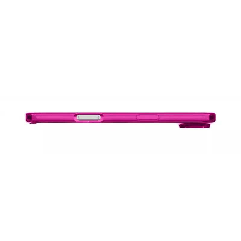 Cellularline Iconic Mag - iPhone Air Capa transparente com bordas coloridas, compatível com o ecossistema MagSafe