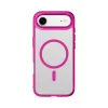Cellularline Iconic Mag - iPhone Air Capa transparente com bordas coloridas, compatível com o ecossistema MagSafe