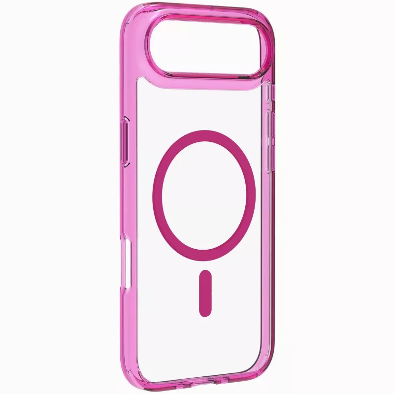 Cellularline Iconic Mag - iPhone Air Capa transparente com bordas coloridas, compatível com o ecossistema MagSafe