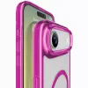 Cellularline Iconic Mag - iPhone Air Capa transparente com bordas coloridas, compatível com o ecossistema MagSafe
