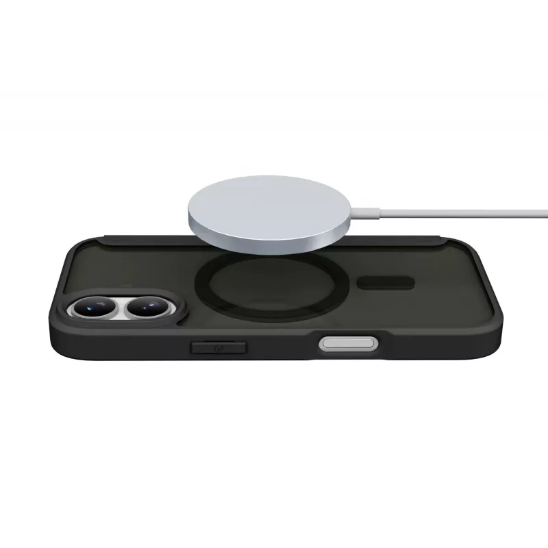 Cellularline Daily Mag - iPhone 17 Capa tipo livro com parte traseira rígida semitransparente, compatível com o ecossistema MagSafe®