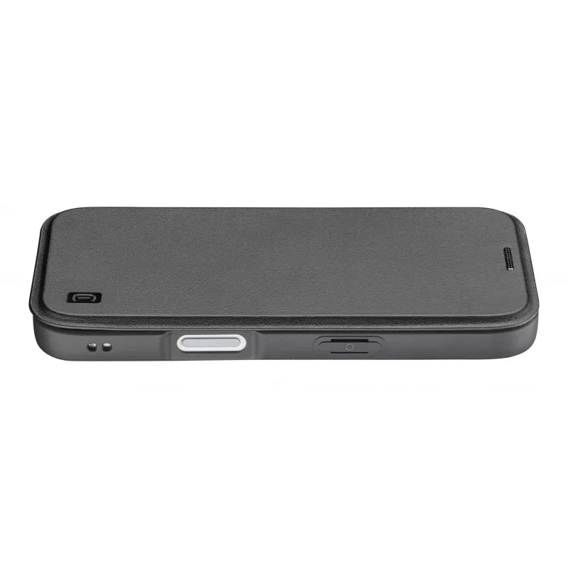 Cellularline Daily Mag - iPhone 17 Pro Capa tipo livro com parte traseira rígida semitransparente, compatível com o ecossistema MagSafe®