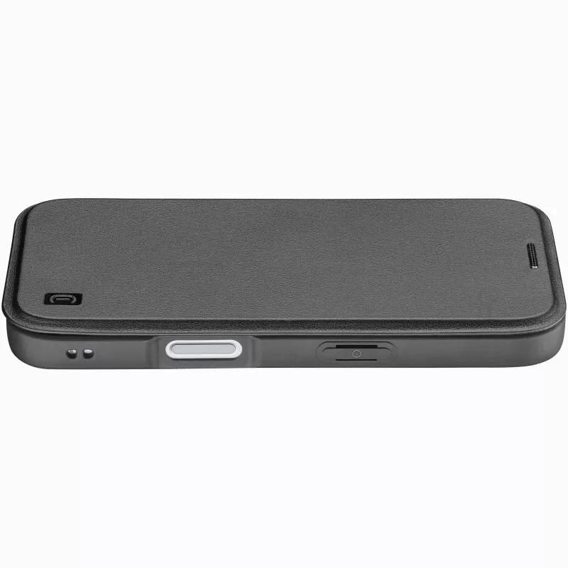 Cellularline Daily Mag - iPhone 17 Pro Capa tipo livro com parte traseira rígida semitransparente, compatível com o ecossistema MagSafe®