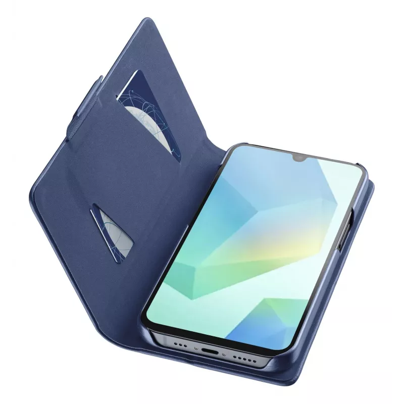 Cellularline Book - Galaxy A17 Capa tipo livro, folio, Samsung, Galaxy A17, 17 cm (6,7 polegadas), azul