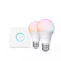 Philips Hue White and colour ambience Essential Starter-Kit: 2 lâmpadas inteligentes E27 (806 lm)