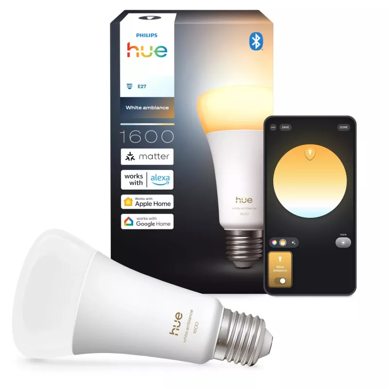 Philips Hue White ambience A67 – E27 lâmpada inteligente – 1600