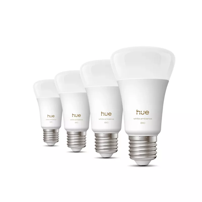 Lâmpada inteligente Philips Hue White ambience A60 E27 6W Bluetooth Zigbee
