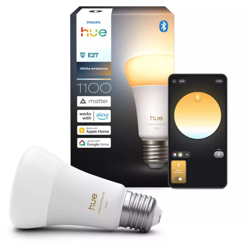 Philips Hue White Ambience A60 – E27 lâmpada inteligente – 1100