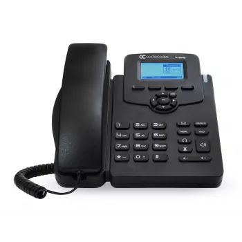 AudioCodes 405HD telefone IP PoE GbE preto