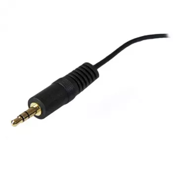 Cabo de extensão para altifalantes de PC StarTech.com 12 ft, 3,5 mm, ficha, 3,5 mm, conector fêmea, 3,7 m, preto