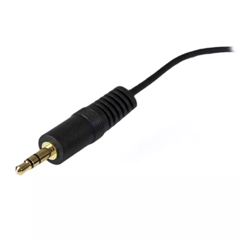 Cabo de extensão para altifalantes de PC StarTech.com 12 ft, 3,5 mm, ficha, 3,5 mm, conector fêmea, 3,7 m, preto