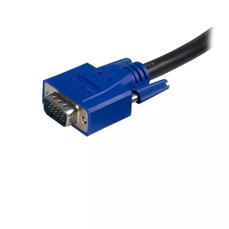 Cabo KVM USB universal 2 em 1 StarTech.com 10 ft, 3 m, USB, USB, VGA, preto, USB A + VGA