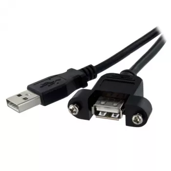 Cabo USB A para A de montagem em painel StarTech.com 1 ft - F/M