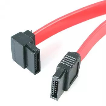 StarTech.com SATA12LA1 Cabo de SATA para SATA angular esquerdo, 30 cm, fêmea/fêmea