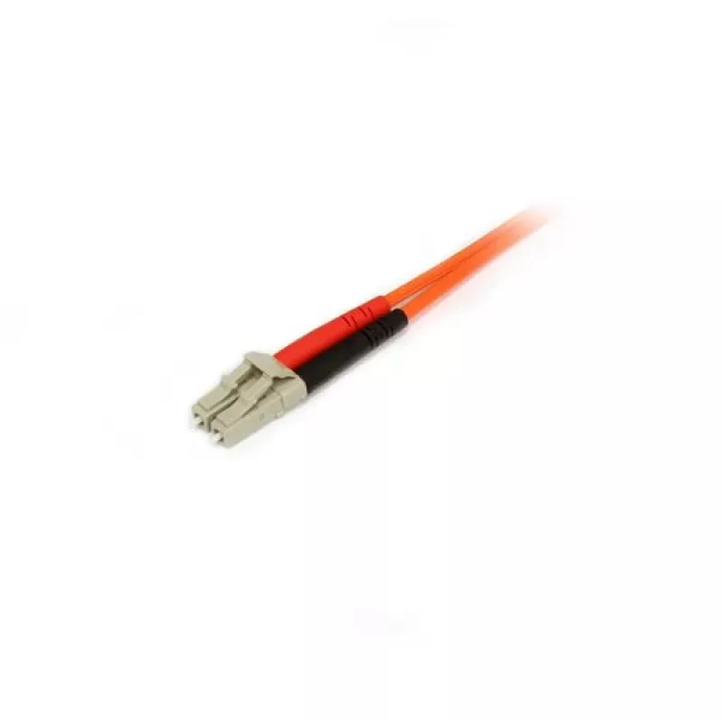 StarTech.com Cabo de fibra ótica de 2m - Multimodo duplex 50/125 - Cabo de ligação de fibra ótica LSZH - LC/SC