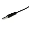 StarTech.com Cabo de extensão de áudio estéreo de 3,5 mm fino de 1 m – M/F