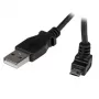StarTech.com Cabo Micro-USB de 2m - A para Micro B angular, 2 m, USB A, Micro-USB B, USB 2.0, macho/macho, preto