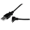 StarTech.com Cabo Micro-USB de 2m - A para Micro B angular, 2 m, USB A, Micro-USB B, USB 2.0, macho/macho, preto