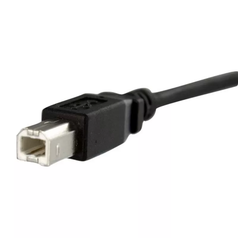 StarTech.com Cabo USB de montagem em painel de 3 ft B para B - F/M, 0,91 m, USB B, USB B, USB 2.0, 0,48 Gbit/s, preto