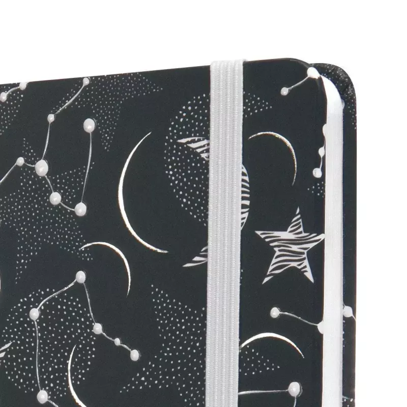 Caderno Sigel Jolie JN349 A5 87 folhas preto branco