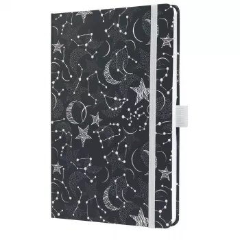 Caderno Sigel Jolie JN349 A5 87 folhas preto branco