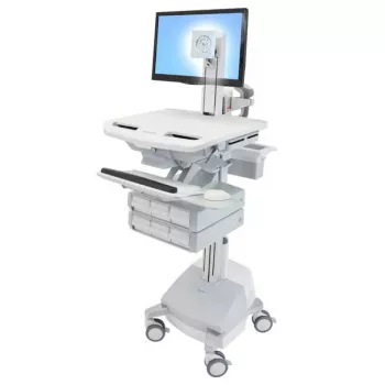 Carrinho multimédia Ergotron StyleView alumínio cinzento branco