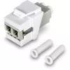Módulo Keystone Trendnet TC-K05LC plano branco conector LC