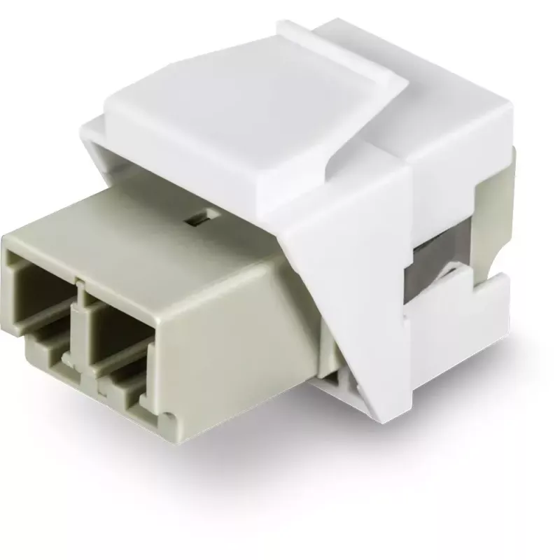 Módulo Keystone Trendnet TC-K05LC plano branco conector LC