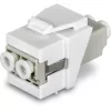 Módulo Keystone Trendnet TC-K05LC plano branco conector LC
