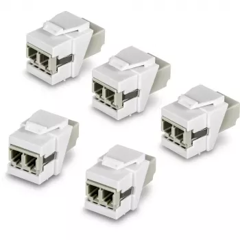 Módulo Keystone Trendnet TC-K05LC plano branco conector LC