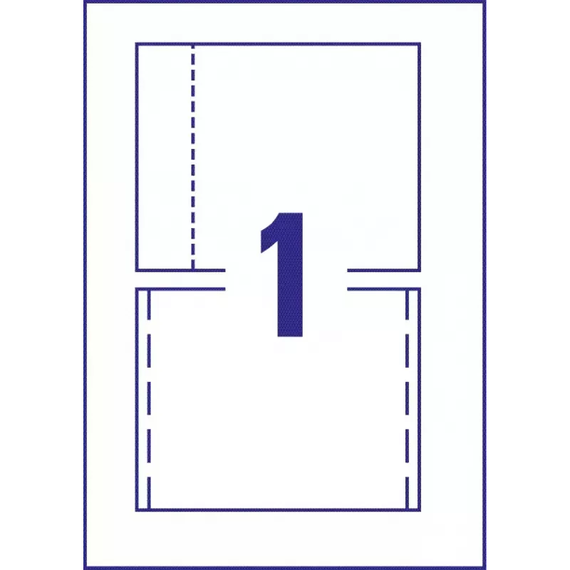 Avery Zweckform C32250-25 Inserções para caixas de CD Jewel Case, 118 x 151 mm, branco, 25 folhas