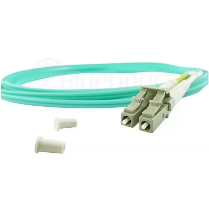 BlueOptics 050502T512000010M-BO Cabo de patch de fibra ótica duplex (compatível com Corning), LC-UPC/LC-UPC, multimodo OM3 50/125 µm, 10 m