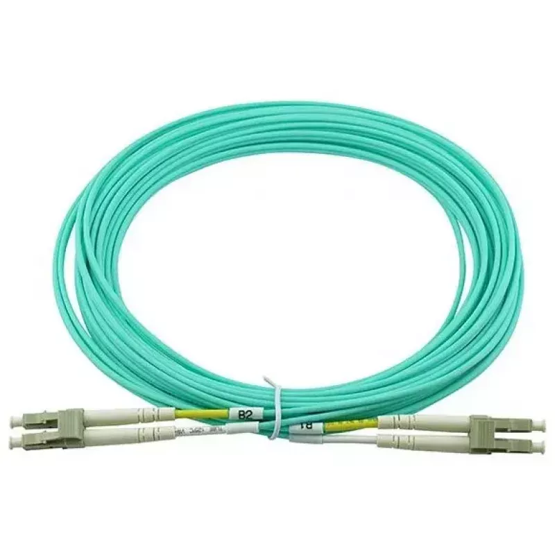 BlueOptics 050502T512000010M-BO Cabo de patch de fibra ótica duplex (compatível com Corning), LC-UPC/LC-UPC, multimodo OM3 50/125 µm, 10 m