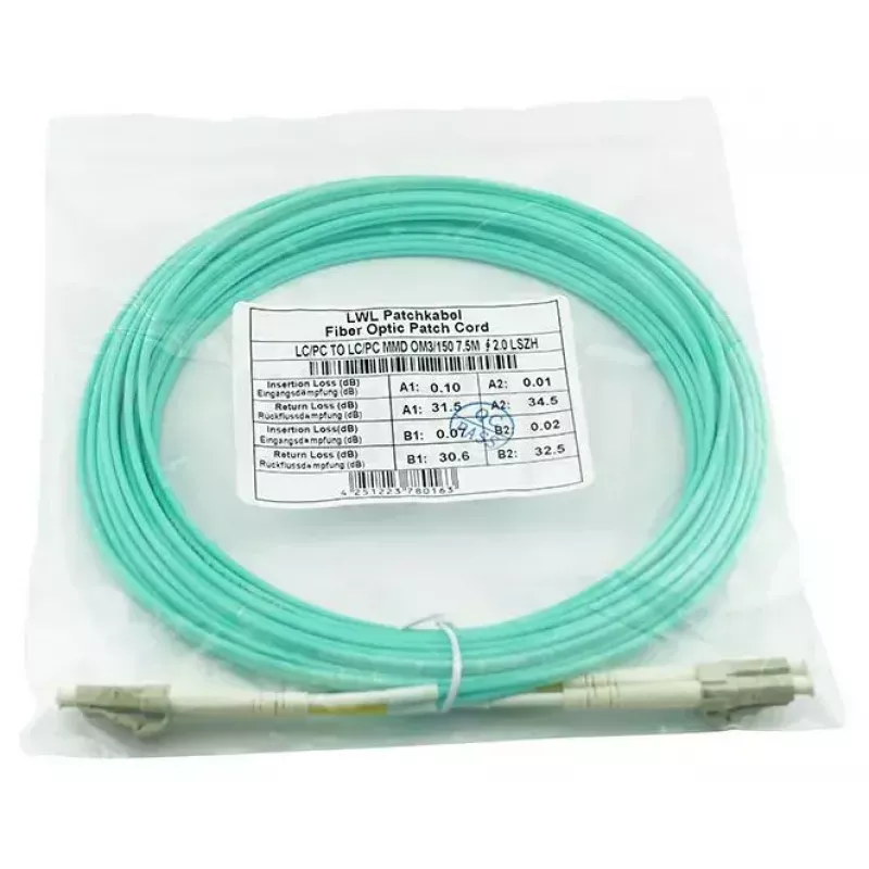 Cabo de fibra ótica InfiniBand BlueOptics SFP3131EU0.5MK 0,5 m LC aqua
