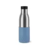 Garrafa de água EMSA Bludrop Sleeve N3110700 fitness, desporto 500 ml aço inoxidável azul, aço inoxidável