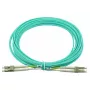 Cabo de fibra ótica InfiniBand BlueOptics SFP3131EU1MK 1m LC aqua OM3