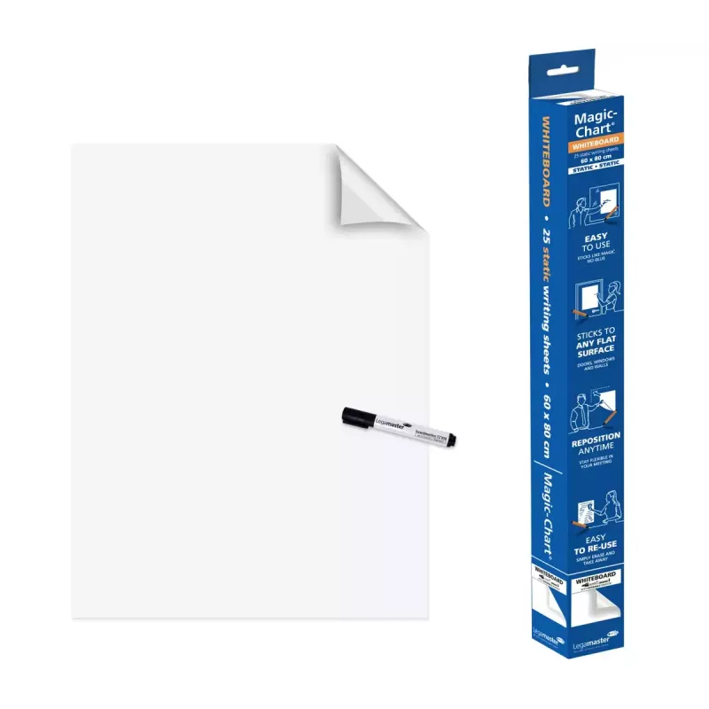 Película para quadro branco Legamaster Magic-Chart 60x80cm