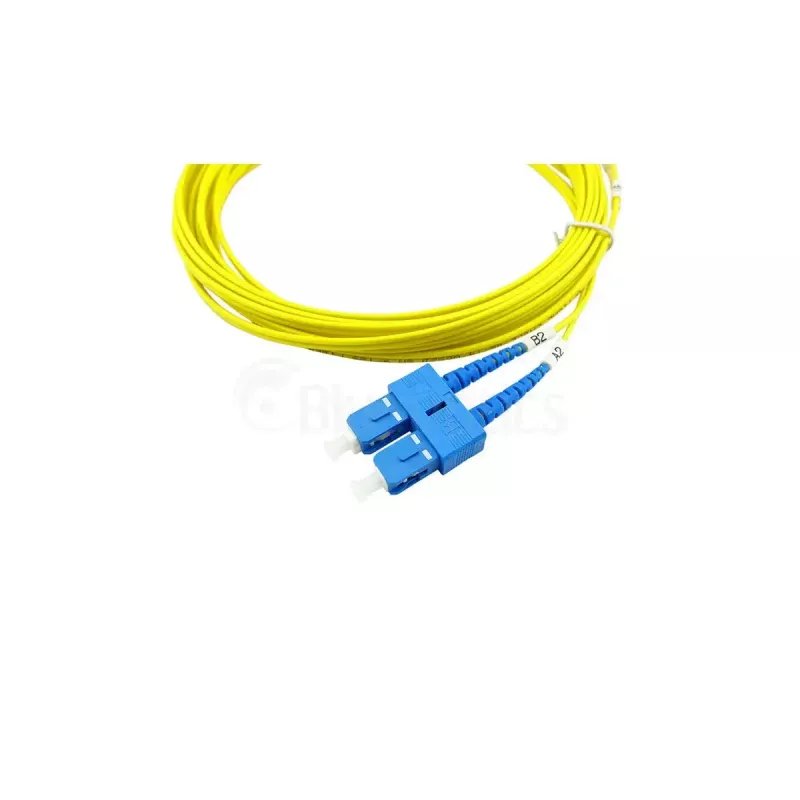 BlueOptics CAB-SMF-LC-SC-7.5-BO Cabo de patch de fibra ótica duplex (compatível com Cisco), LC-UPC/SC-UPC, monomodo G.657.A1 9/125 µm, 7,5 m