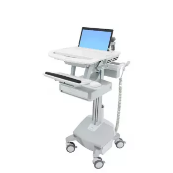 Carrinho multimédia Ergotron StyleView alumínio cinzento branco