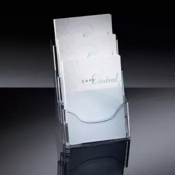 Suporte para documentos Sigel LH130 acrílico transparente A4