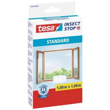 Rede mosquiteira para janela TESA 55670-00020 branca 1000x1000 mm