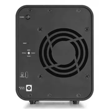 TerraMaster D2-320 conjunto de discos, 2 unidades, HDD SSD, compacto, desktop