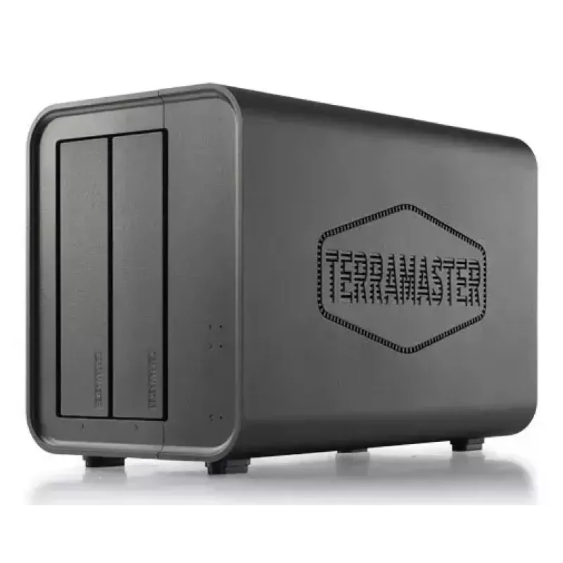 TerraMaster D2-320 conjunto de discos, 2 unidades, HDD SSD, compacto, desktop