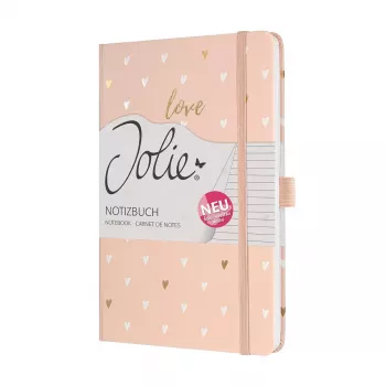 Bloco de notas Sigel Jolie JN335 A5 174 folhas rosa