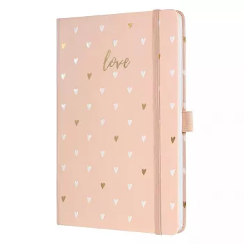 Bloco de notas Sigel Jolie JN335 A5 174 folhas rosa