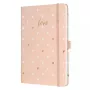 Bloco de notas Sigel Jolie JN335 A5 174 folhas rosa